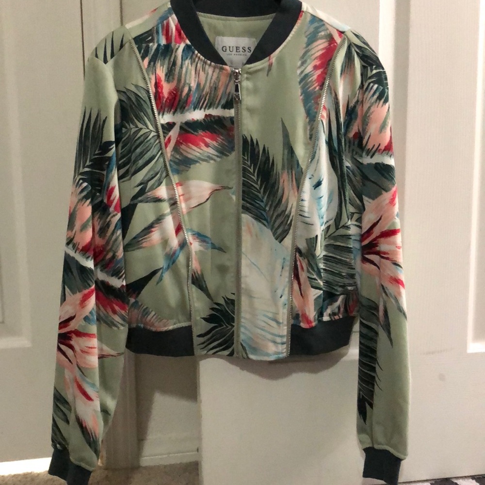 Guess Printed bomber jacket